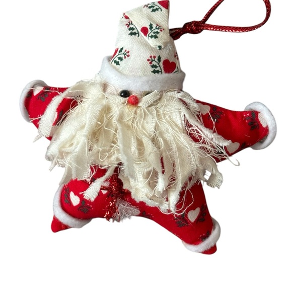 10 Christmas & Window Ornaments Santa Hearts Gingerbread Cats Lollipop READ - Picture 8 of 9